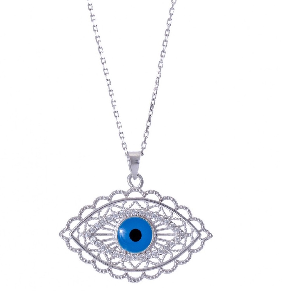 Filigree Evil Eye Necklace 🧿